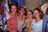 Becky (right) in Mozambique with friends Meredith, Kimberley and Monica
