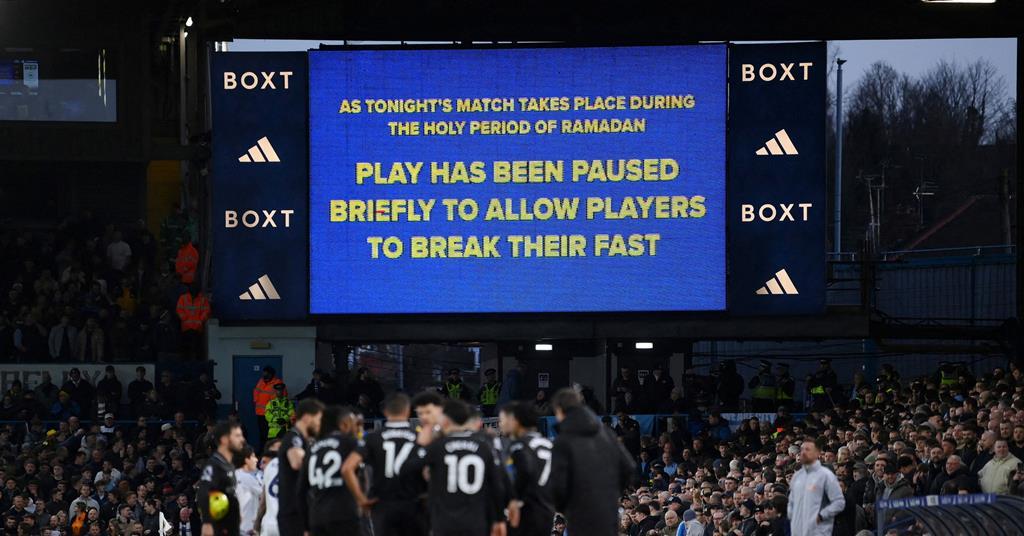 The UK’s Christian heritage is rapidly deteriorating. Pausing football games for Ramadan is just another example