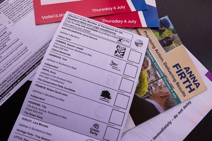 2024 UK General Election Ballot Papers