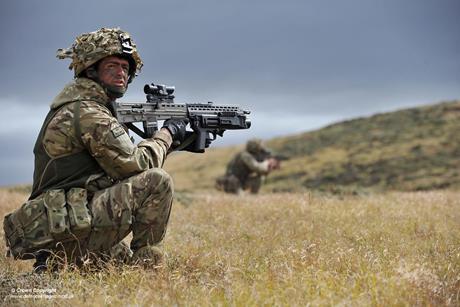soldier in camo