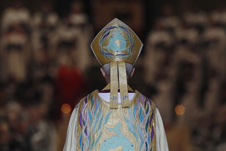 Archbishop of Canterbury Justin Welby Back