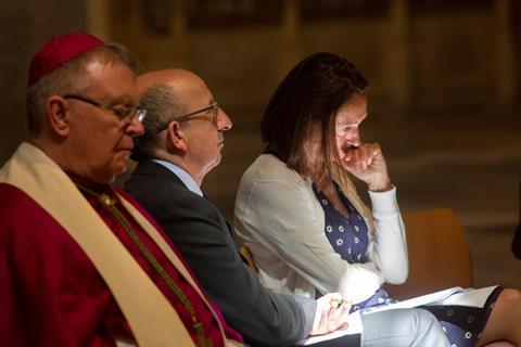 smaller file, Rt Revd William Kenney CP, Michael Wegier (Chief Exec, Board of Deputies), Rebecca Abrams