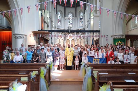 Christ Church Bexleyheath has given permission for the local Ukrainian comunity to hold worship in the church on a weekly basis