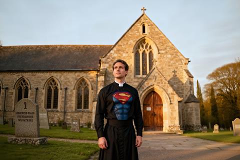 Superhero Cleric Pose