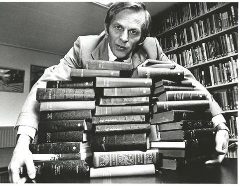 Brother Andrew with Bibles