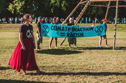 Christian climate activists at Greenbelt festival