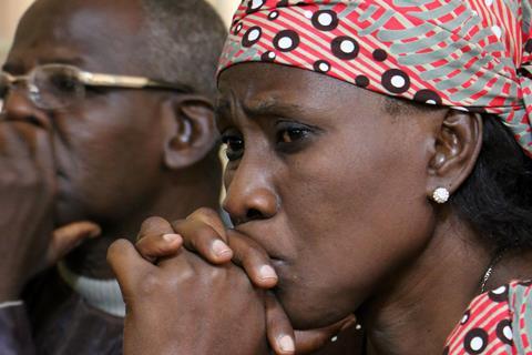 Portrait of widow, attending OD-workers meeting with Nigerian widows in Jos, Nigeria, victims of Boko Haram violence.