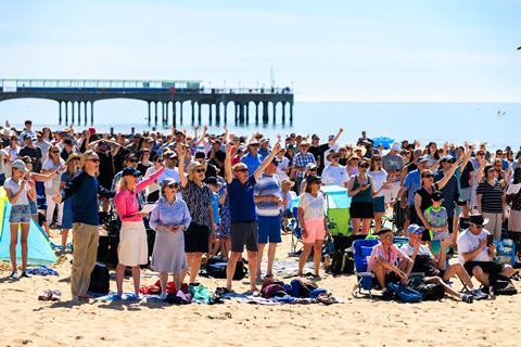 Beach baptism bournemouth