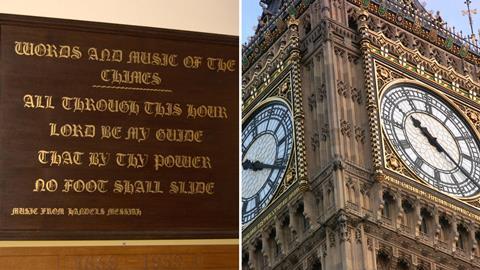 The chimes of Big Ben 