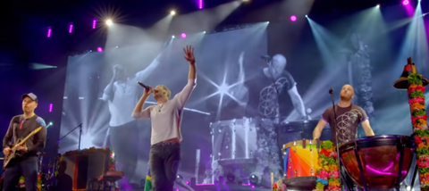 Coldplay premiere 'True Love' music video