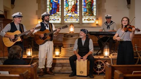 An AI Sea Shanty Worship Band