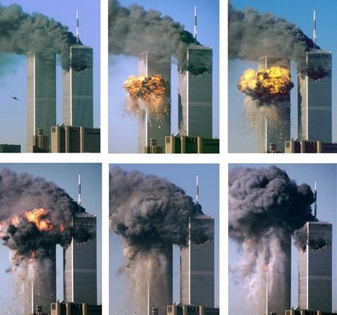 The terror attack on the World Trade Centre, New York