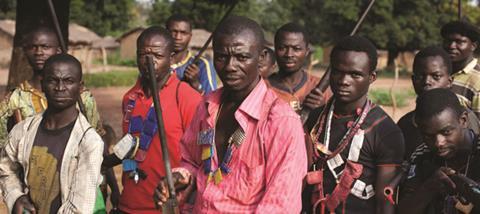 Militia fighters Central African Republic