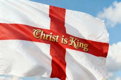 Flag with Red Cross