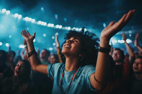 Euphoria at a Live Concert