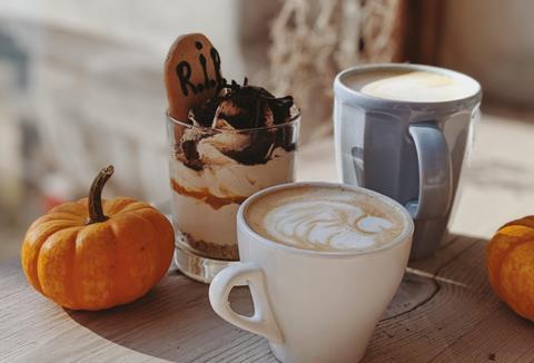 Halloween-latte